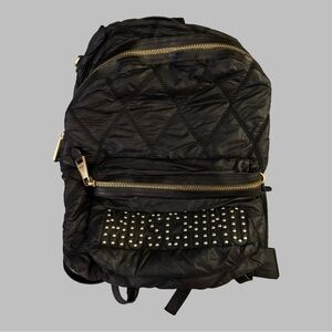 MOSCHINO Couture Black Quilted Nylon Backpack